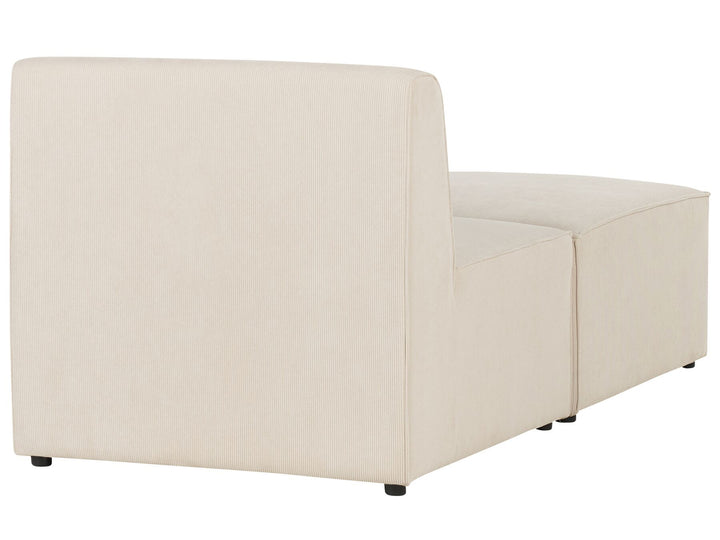 Lemvig Jumbo Cord Chaise Lounge Beige