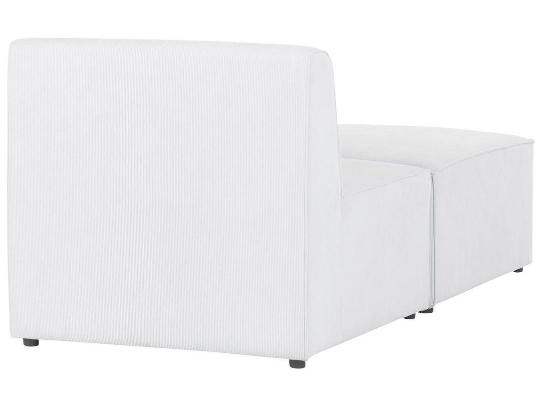 Lemvig Jumbo Cord Chaise Lounge Off White