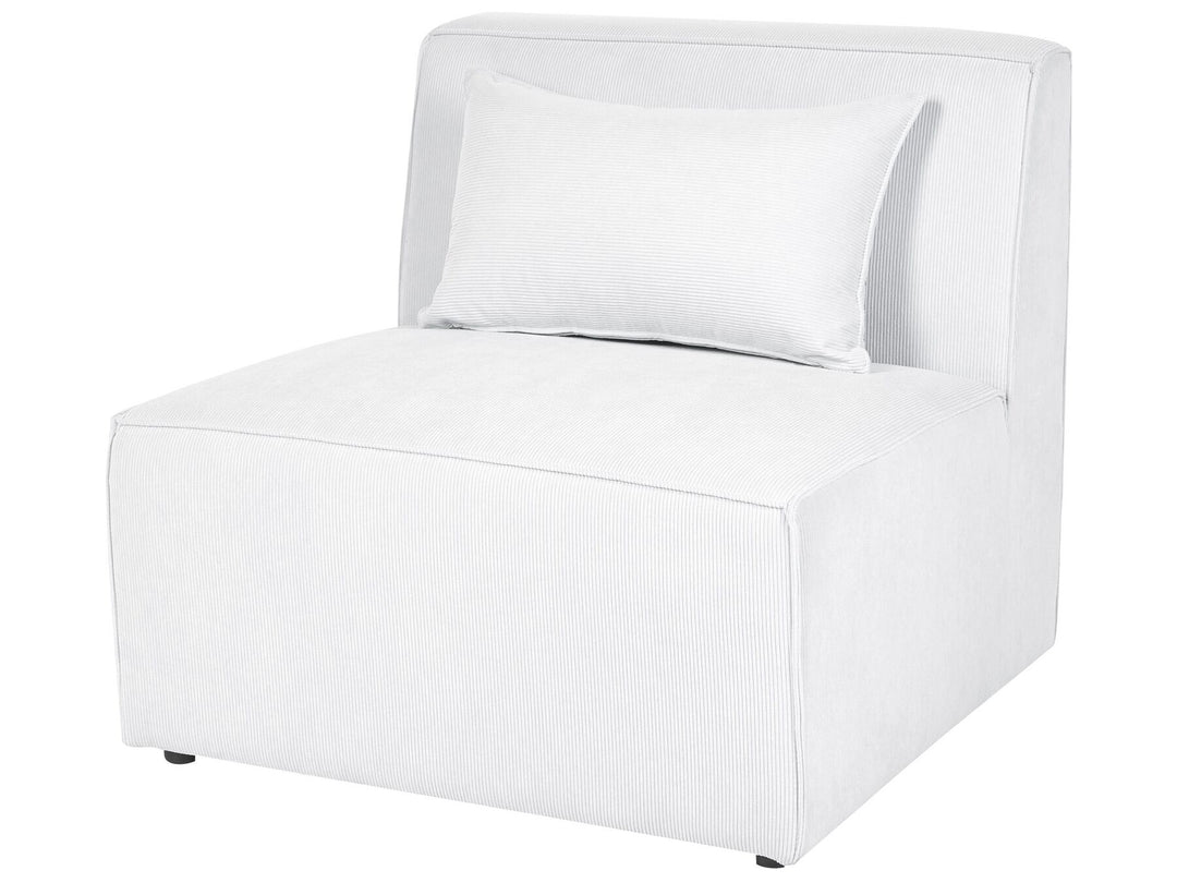 Lemvig Jumbo Cord Chaise Lounge Off White