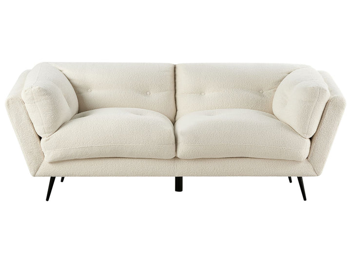 Lenvik 3 Seater Boucle Sofa White