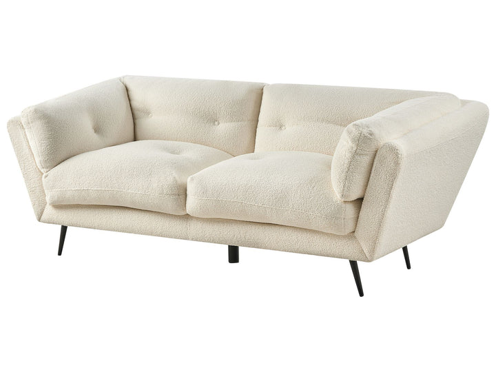 Lenvik 3 Seater Boucle Sofa White