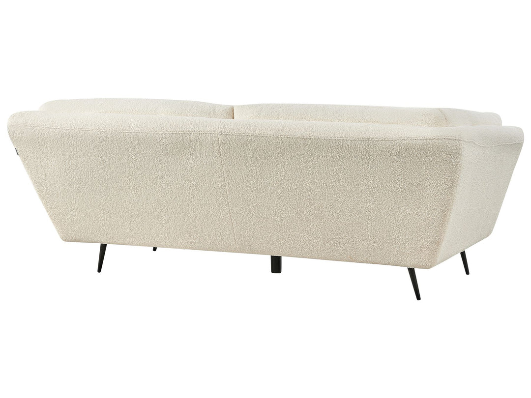 Lenvik 3 Seater Boucle Sofa White