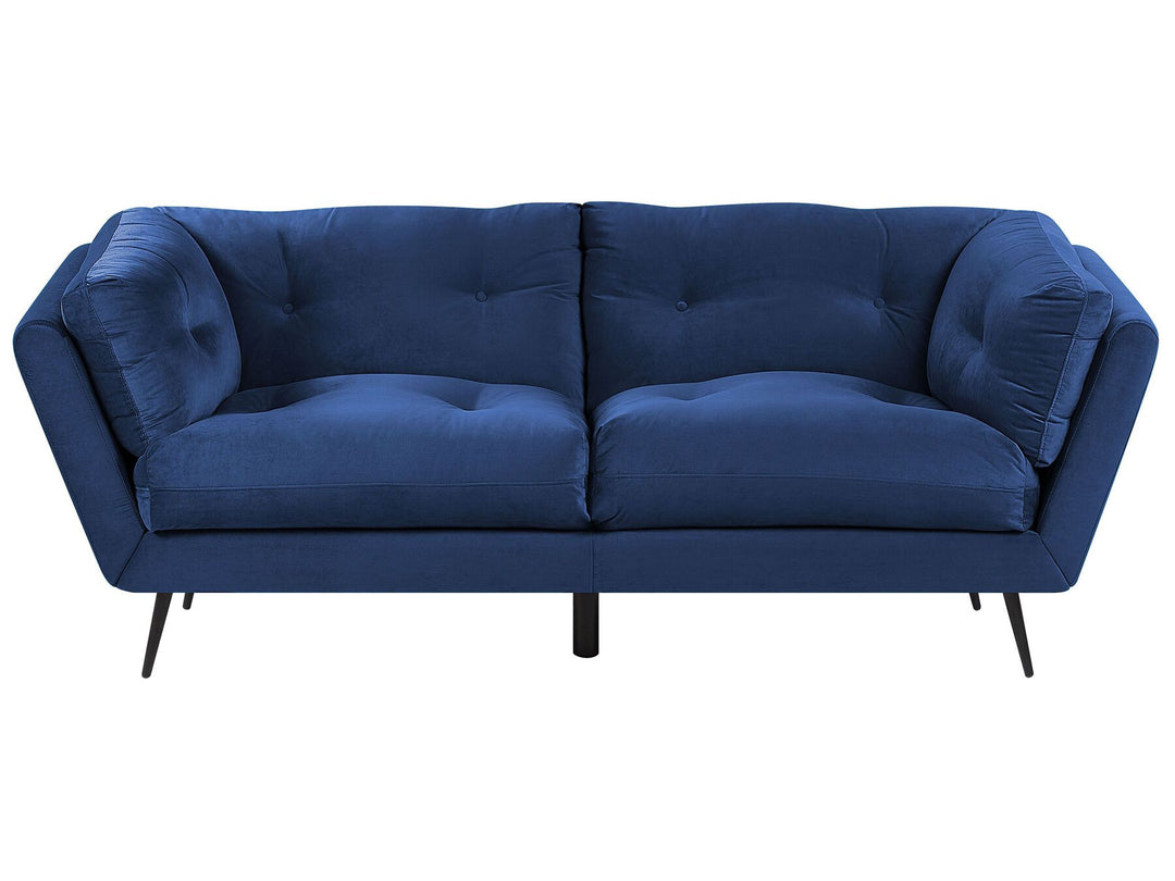 Lenvik 3 Seater Velvet Sofa Blue