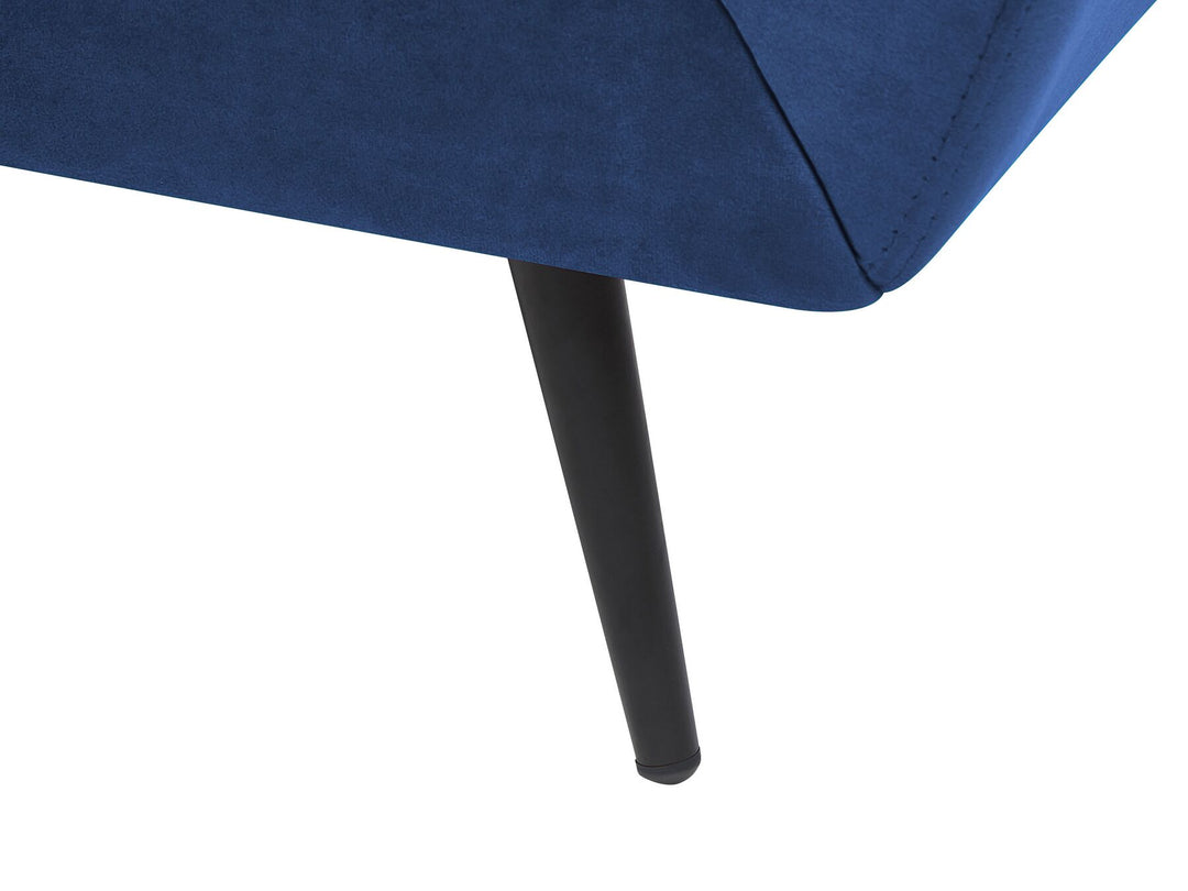 Lenvik 3 Seater Velvet Sofa Blue