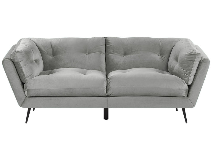 Lenvik 3 Seater Velvet Sofa Grey