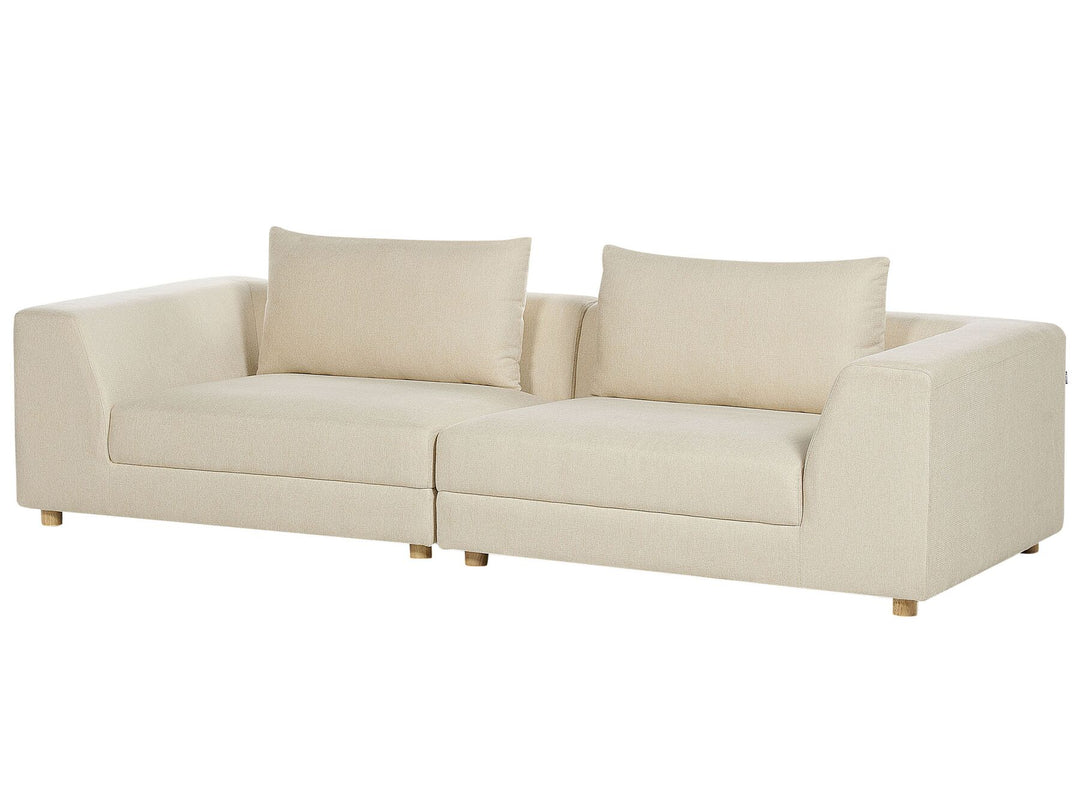 Lermon 3 Seater Sofa Beige