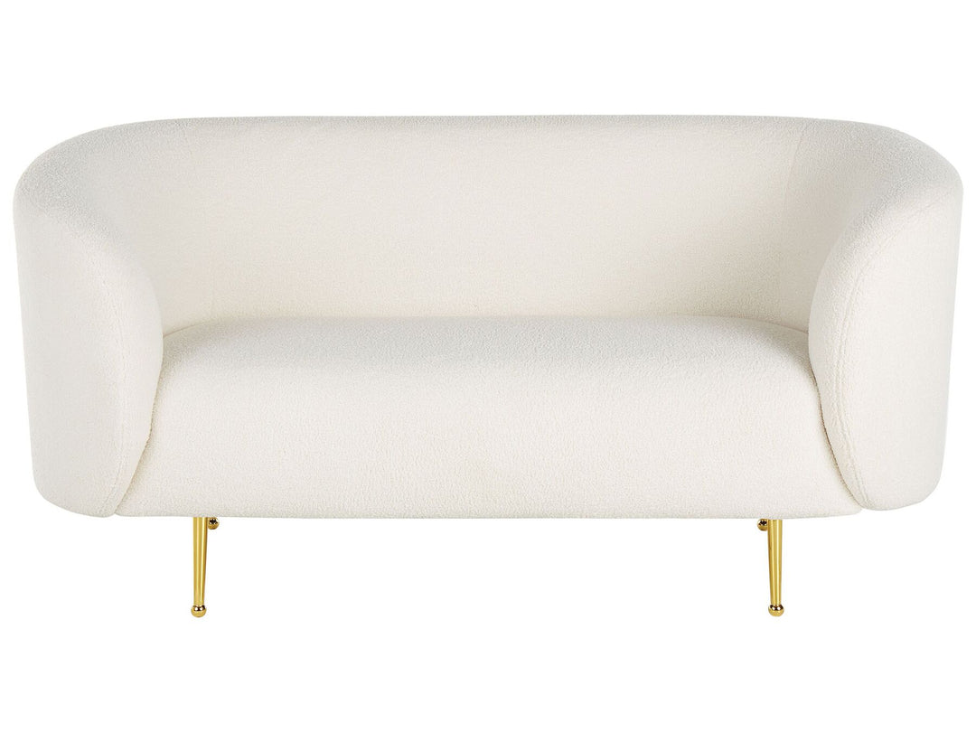 Loen 2 Seater Boucle Sofa White