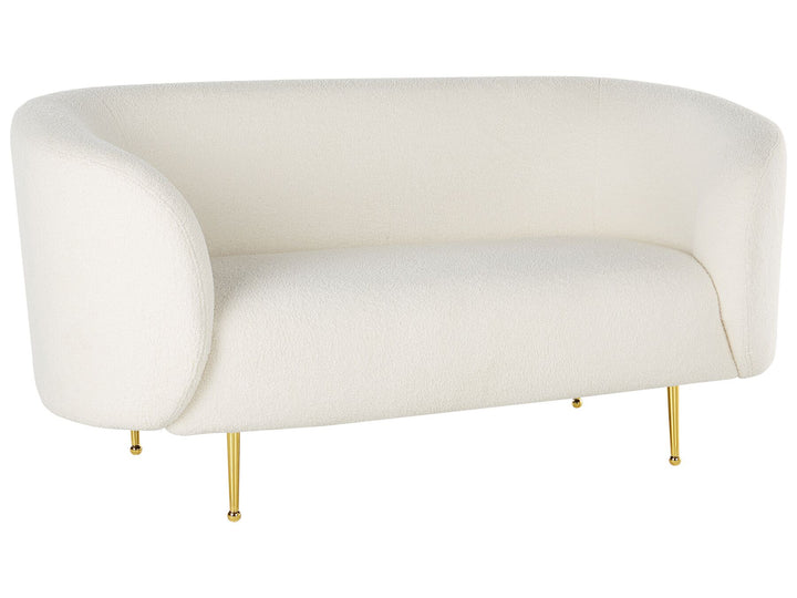 Loen 2 Seater Boucle Sofa White