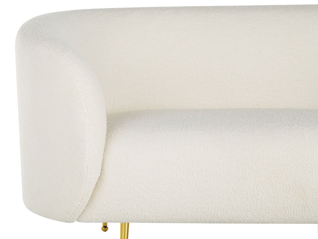 Loen 2 Seater Boucle Sofa White