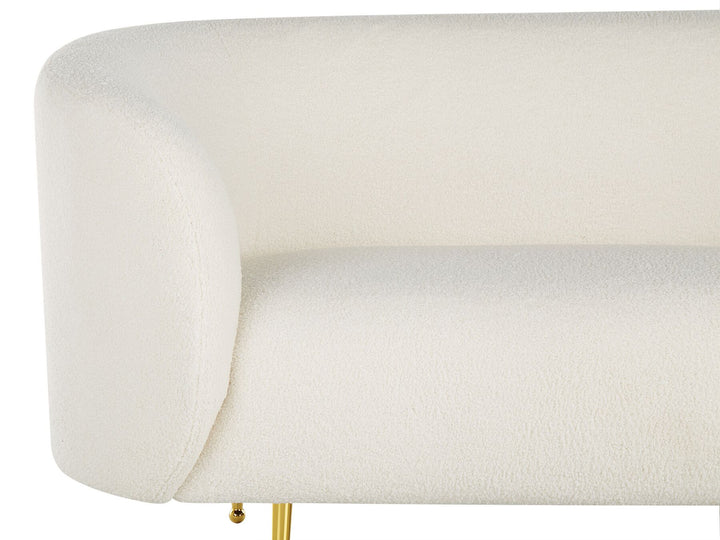 Loen 2 Seater Boucle Sofa White