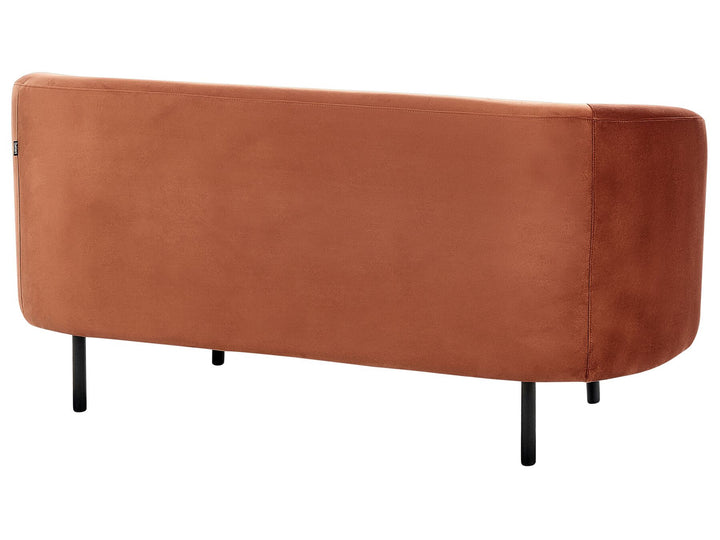 Loen 2 Seater Velvet Sofa Orange