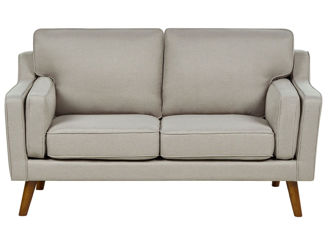 Lokka 2 Seater Fabric Sofa Beige