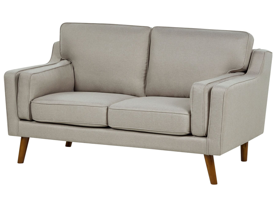 Lokka 2 Seater Fabric Sofa Beige