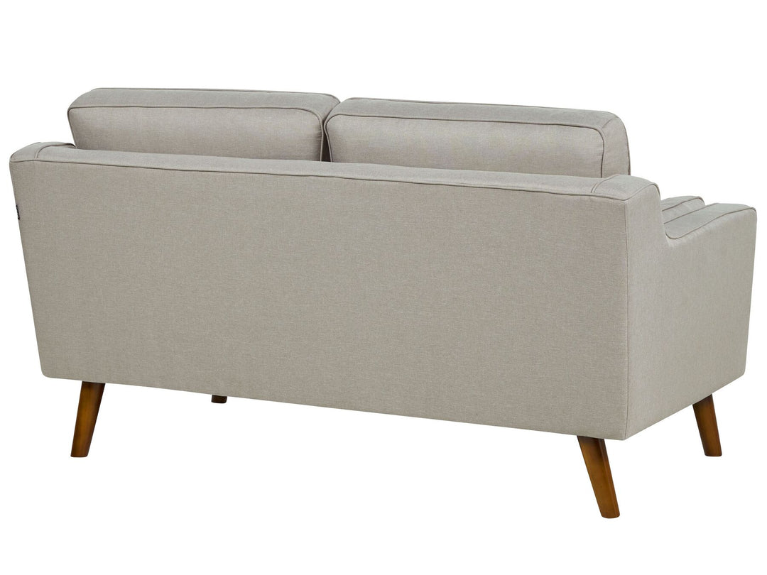 Lokka 2 Seater Fabric Sofa Beige