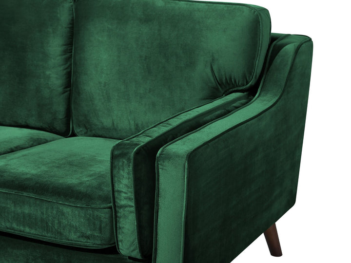 Lokka 2 Seater Velvet Sofa Green