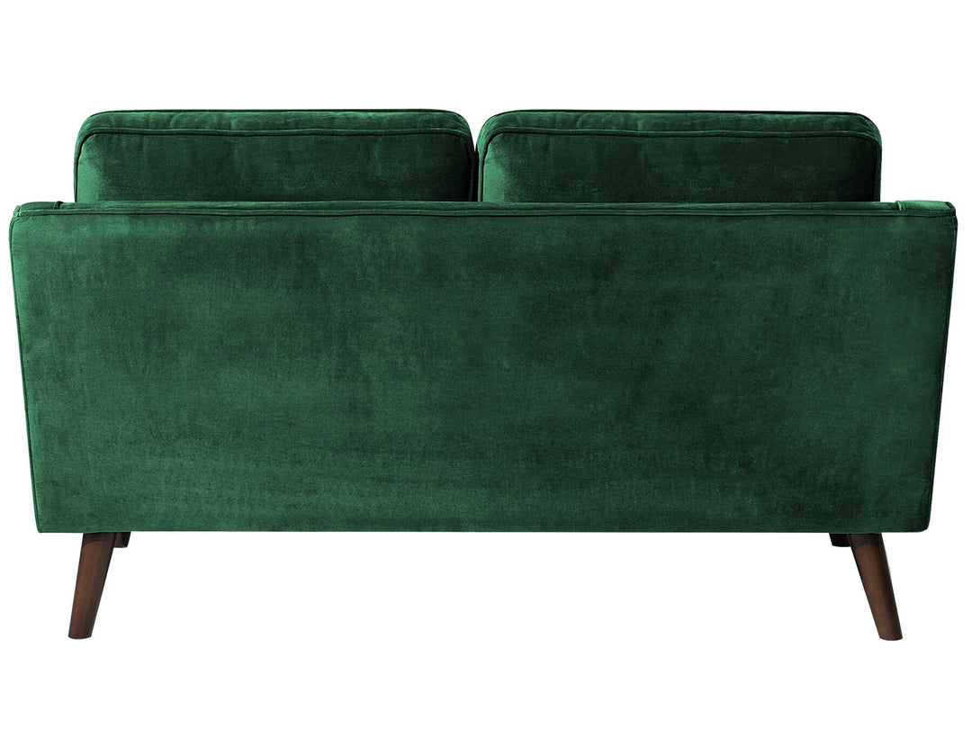 Lokka 2 Seater Velvet Sofa Green