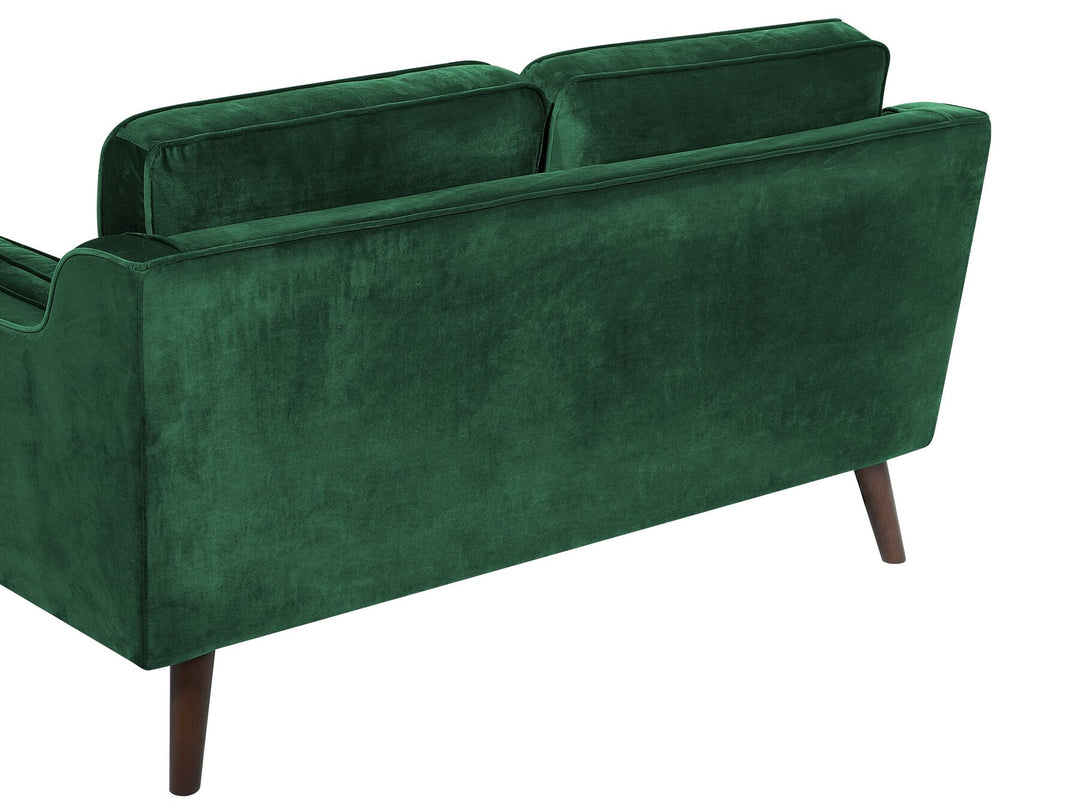 Lokka 2 Seater Velvet Sofa Green