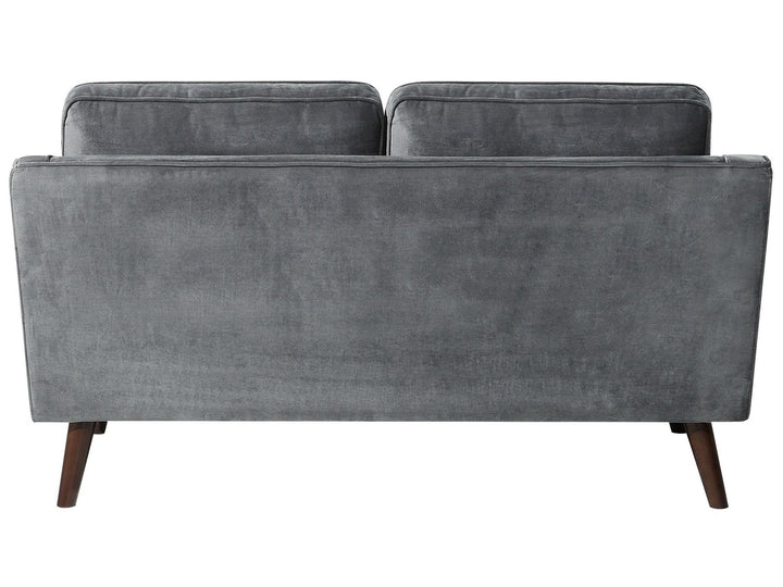 Lokka 2 Seater Velvet Sofa Grey