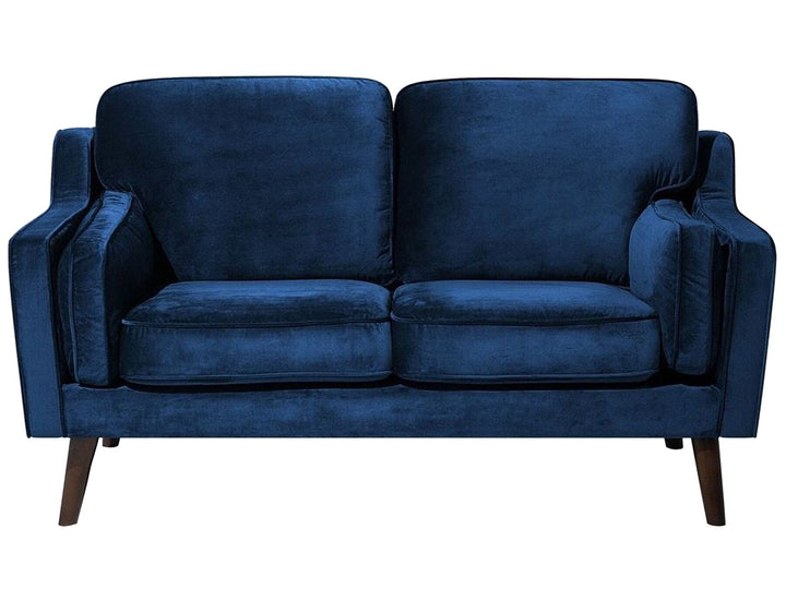 Lokka 2 Seater Velvet Sofa Navy Blue