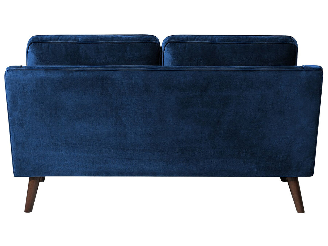 Lokka 2 Seater Velvet Sofa Navy Blue