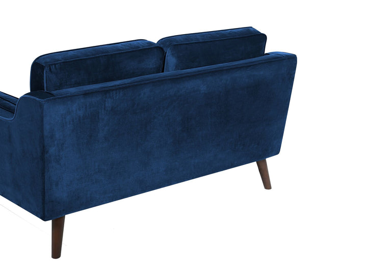 Lokka 2 Seater Velvet Sofa Navy Blue