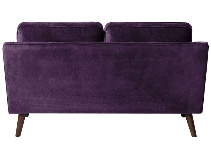 Lokka 2 Seater Velvet Sofa Purple