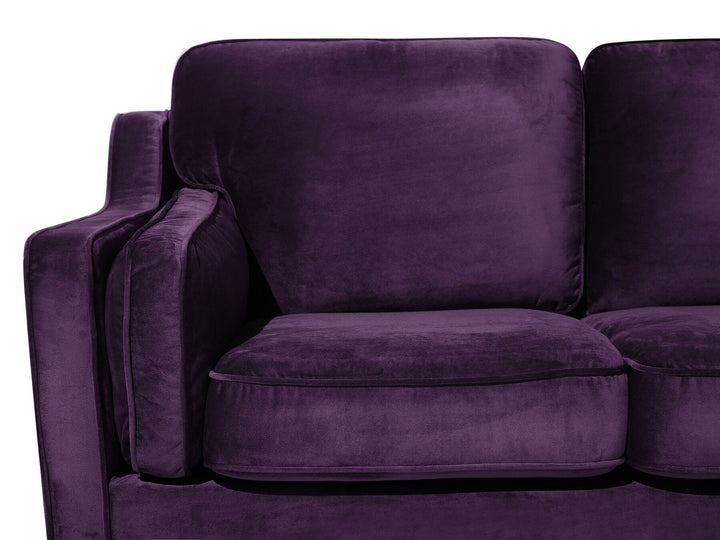 Lokka 2 Seater Velvet Sofa Purple