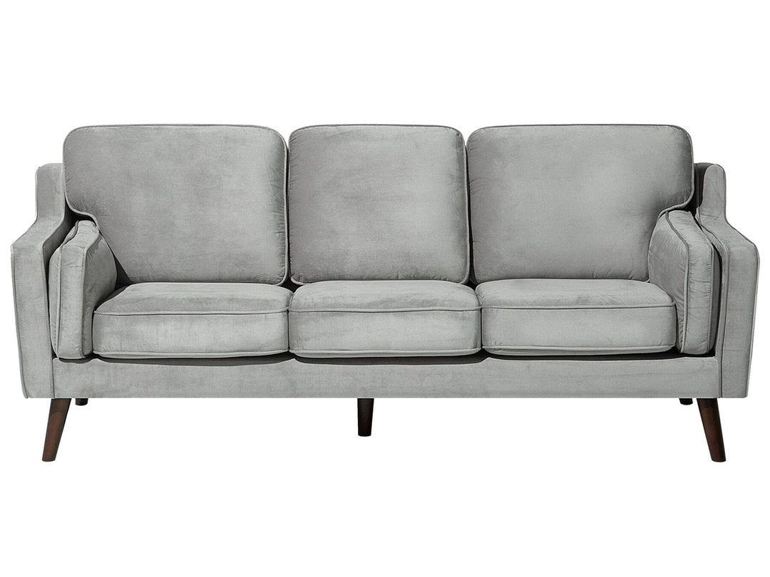 Lokka 3 Seater Fabric Sofa Light Grey