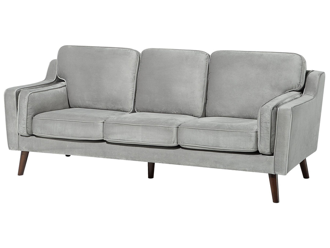 Lokka 3 Seater Fabric Sofa Light Grey