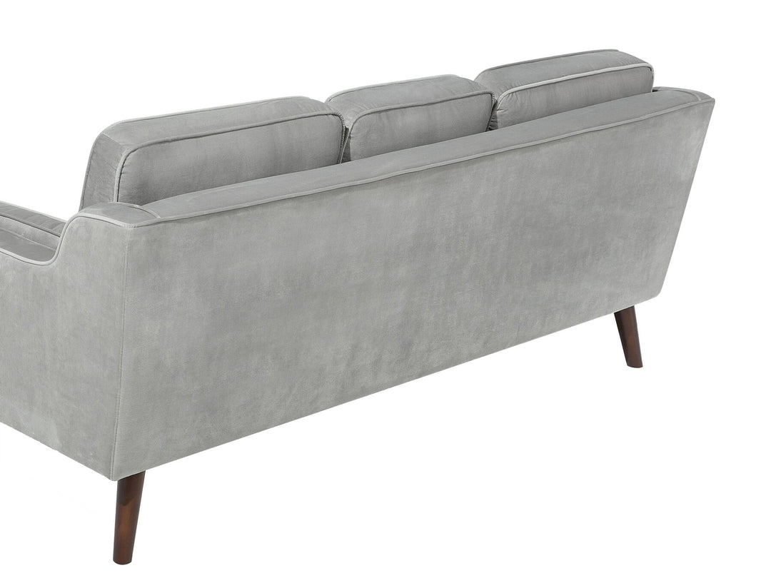 Lokka 3 Seater Fabric Sofa Light Grey