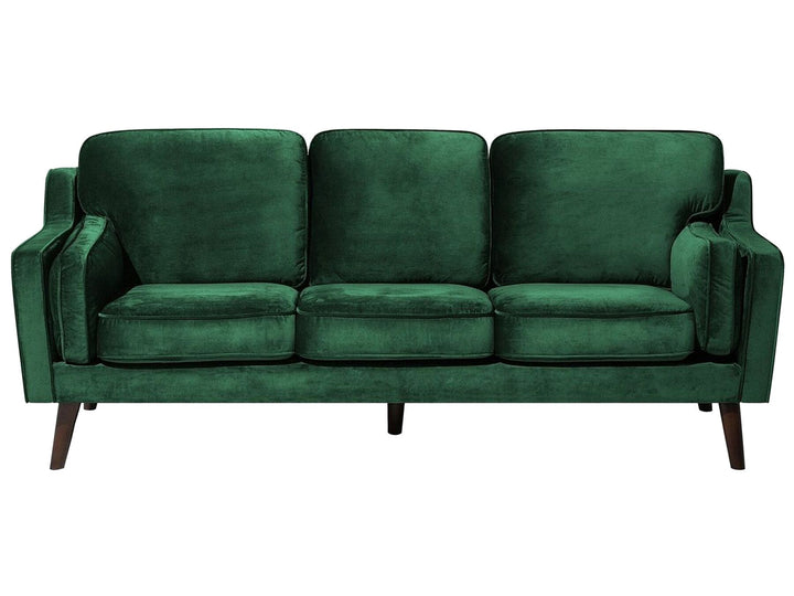 Lokka 3 Seater Velvet Sofa Green