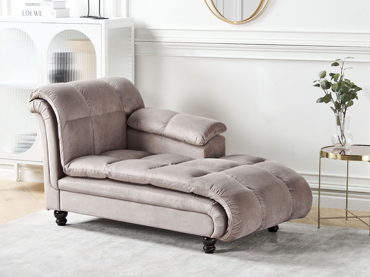 Lormont Left Hand Chaise Lounge Taupe