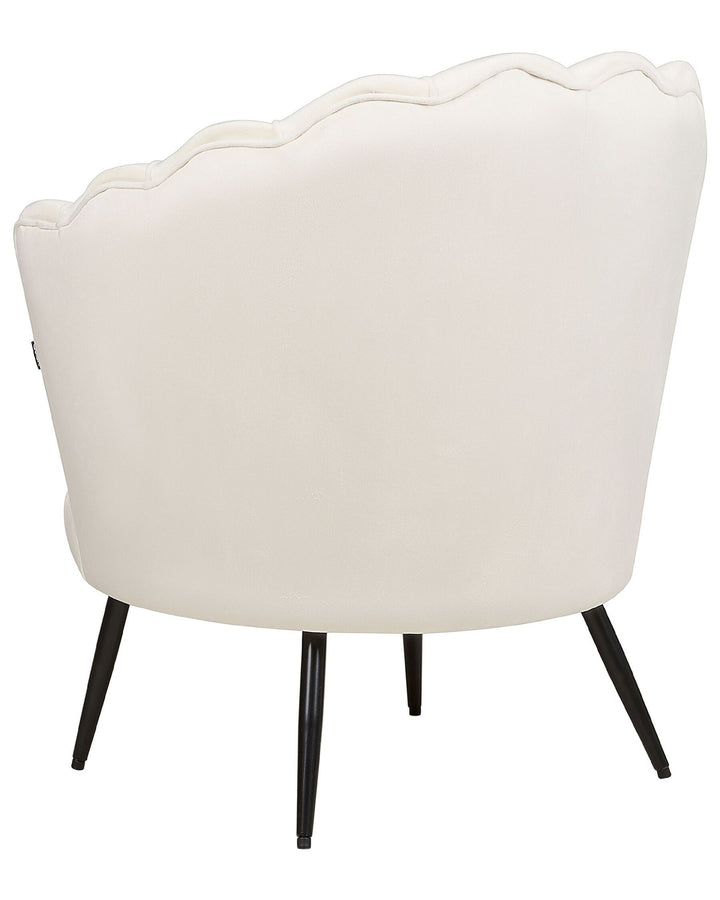 Lovikka Armchair Velvet Off-White