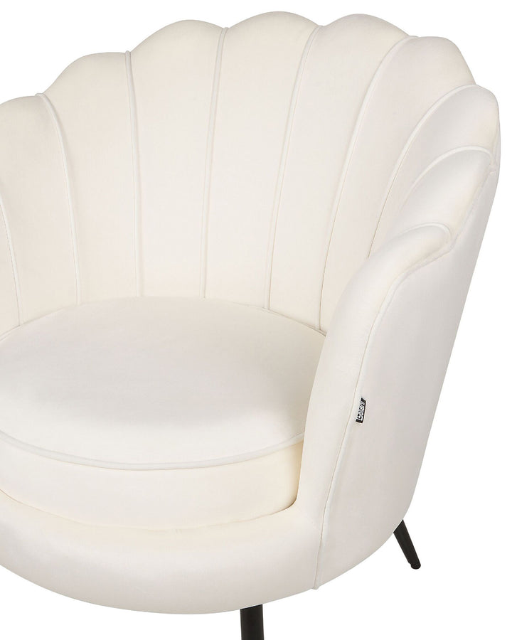 Lovikka Armchair Velvet Off-White