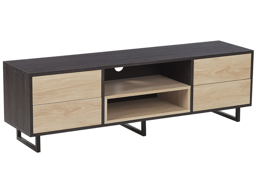 TV Stand Brown/ Black MAINE