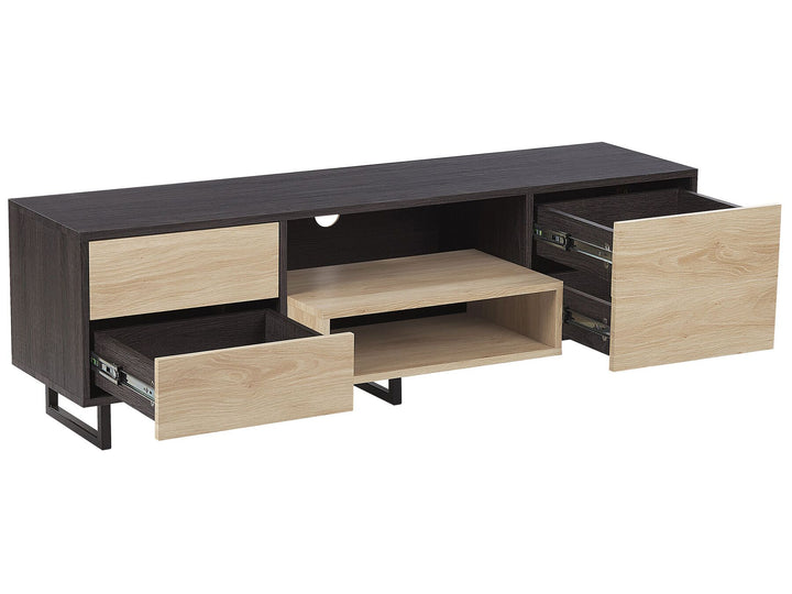 TV Stand Brown/ Black Bulhary