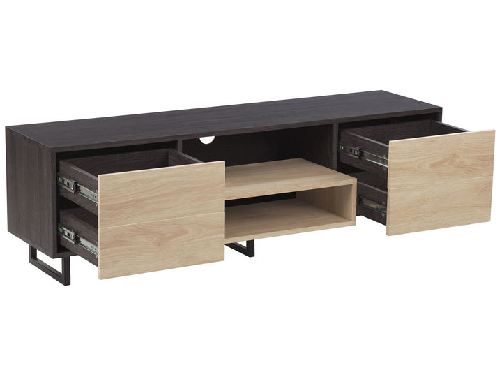 TV Stand Brown/ Black Bulhary