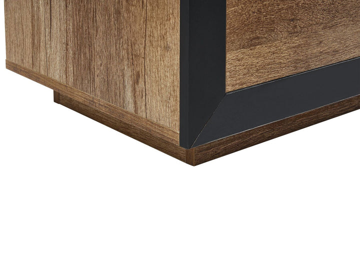 TV Stand Brown/ Black Jerred