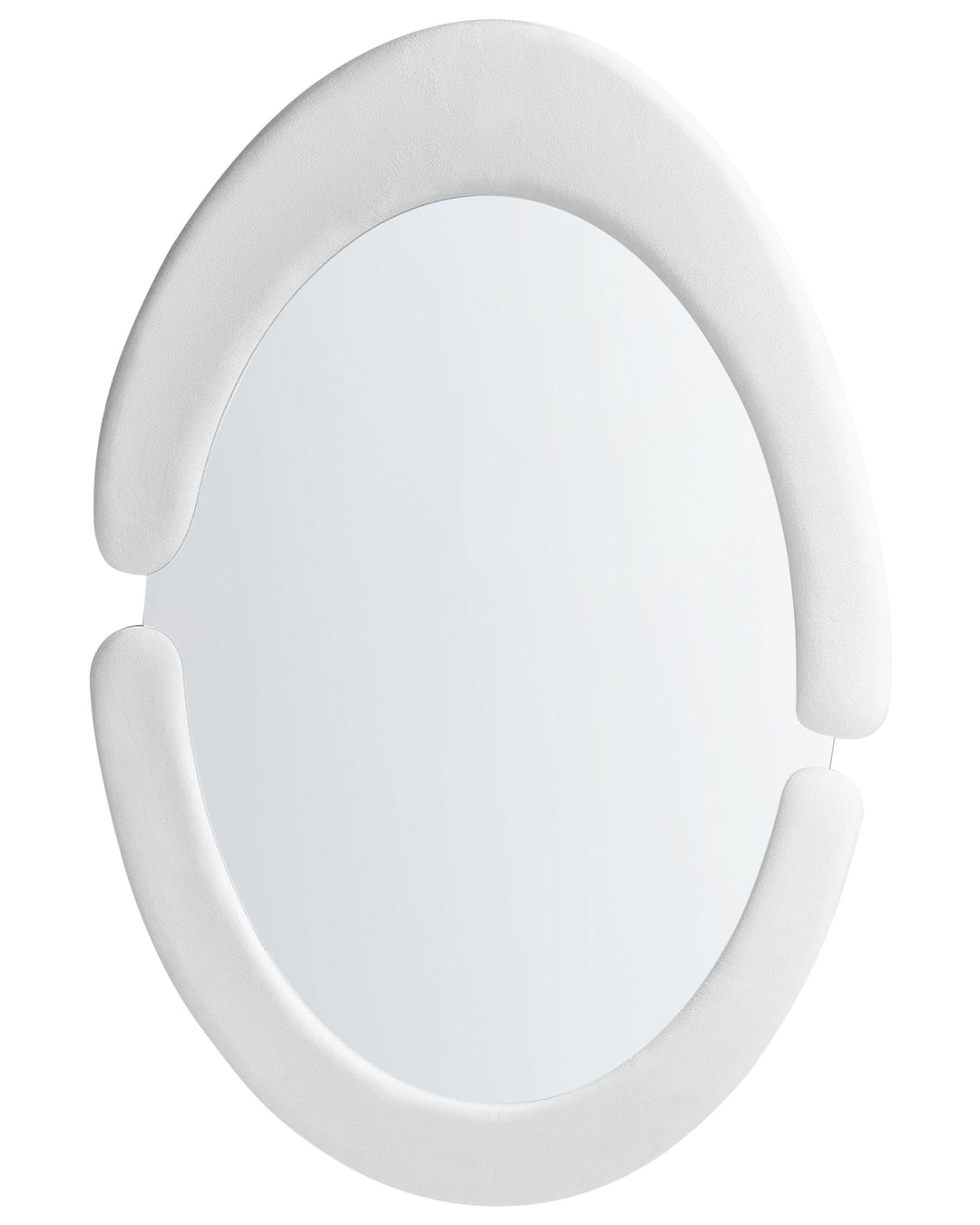 Massay Wall Mirror Velvet White