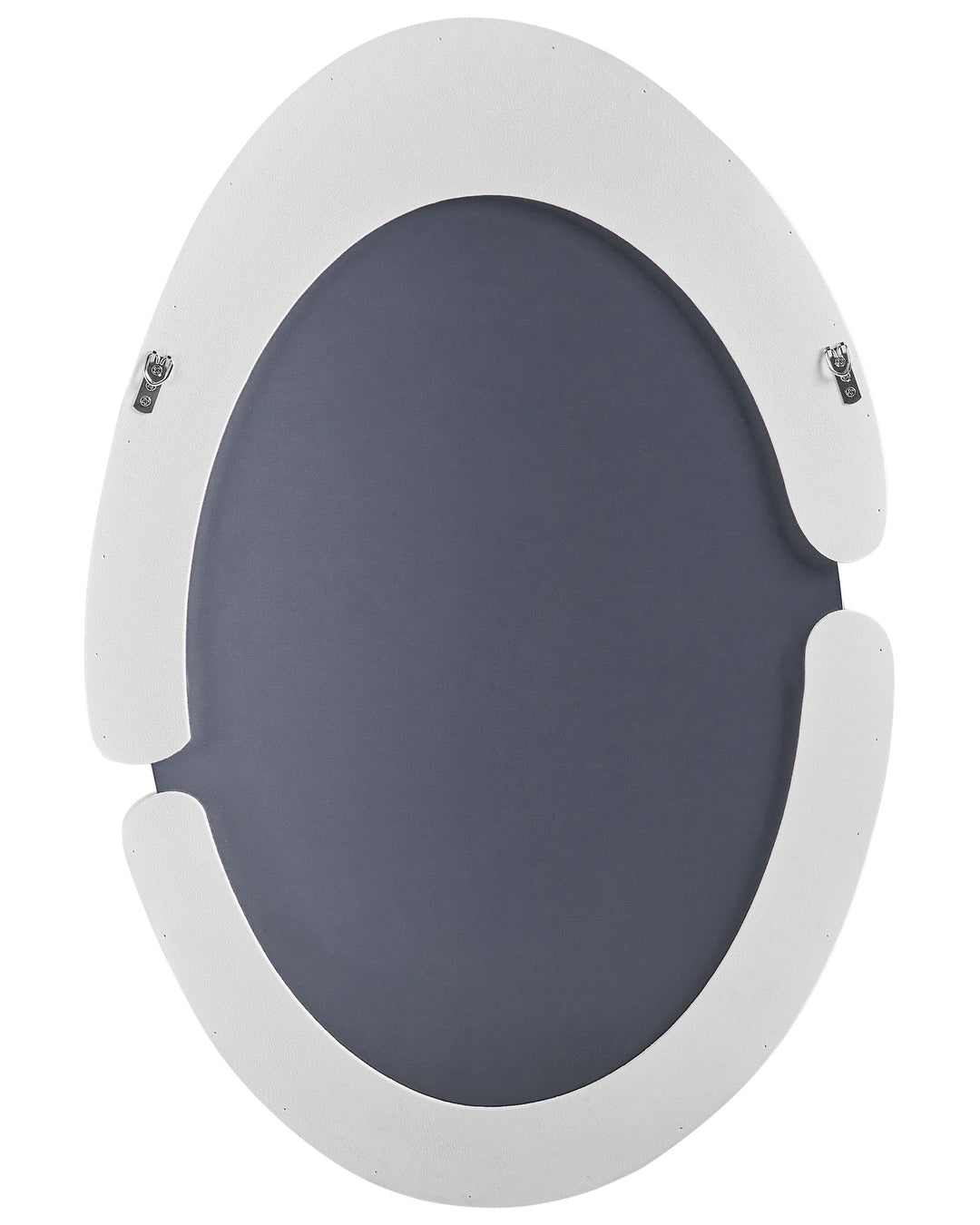 Massay Wall Mirror Velvet White