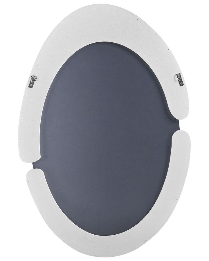 Massay Wall Mirror Velvet White