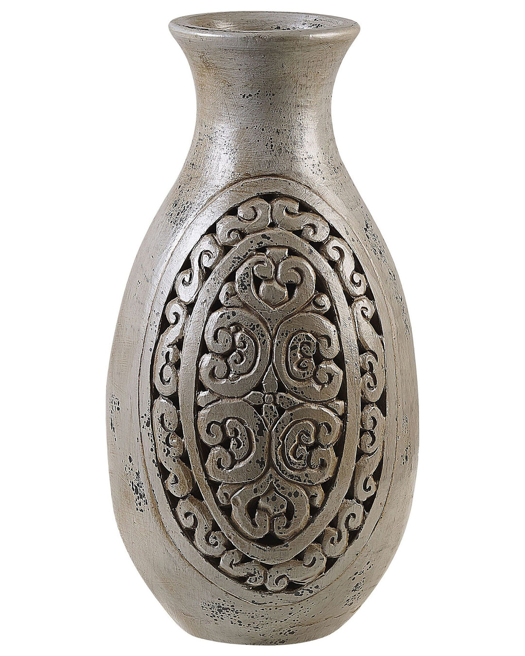 Megara Decorative Vase Ceramic 51 cm Grey