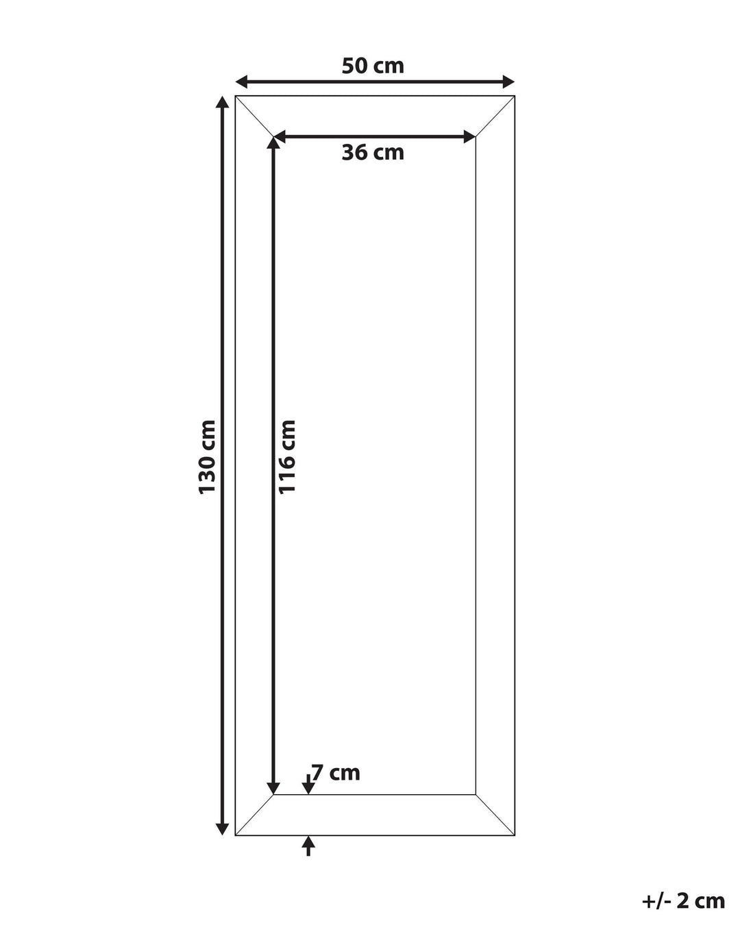 Mervent Wall Mirror White