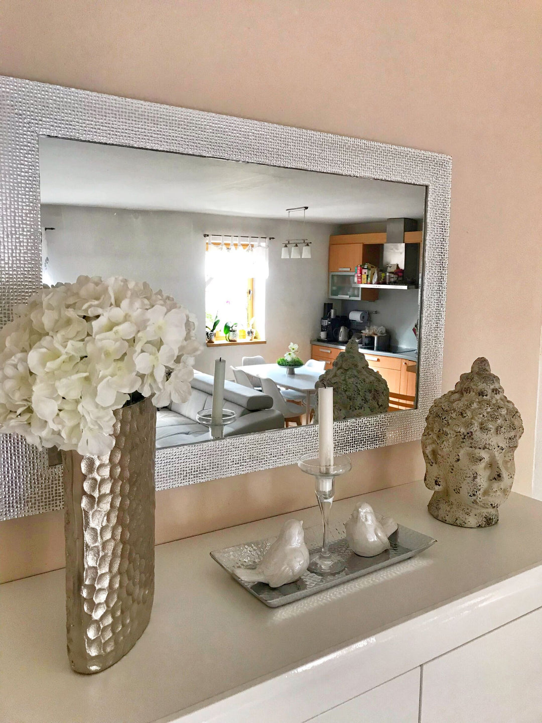 Mervent Wall Mirror Silver