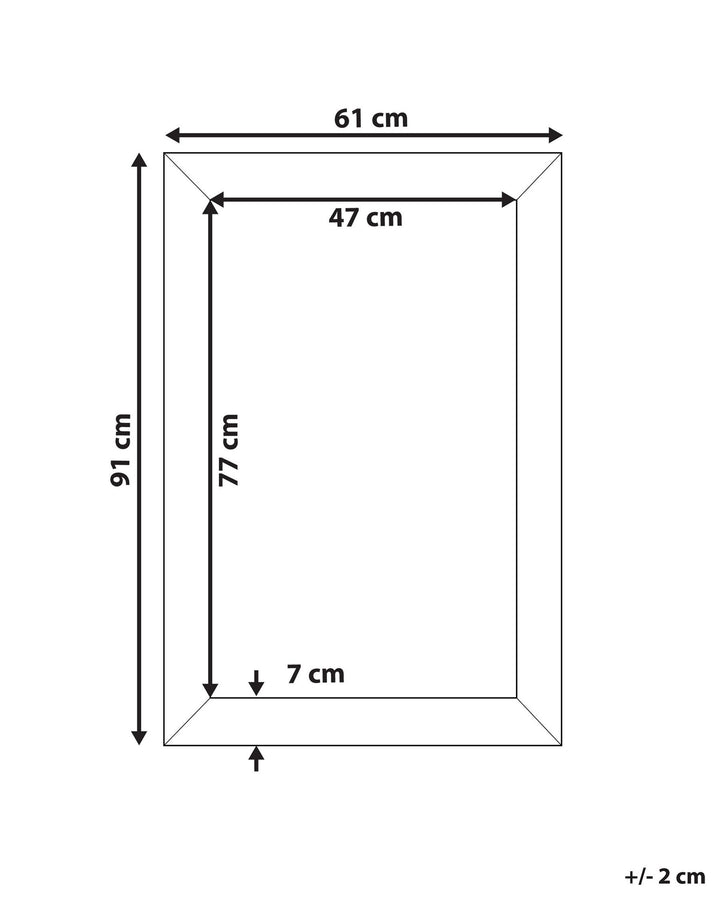 Mervent Wall Mirror Silver