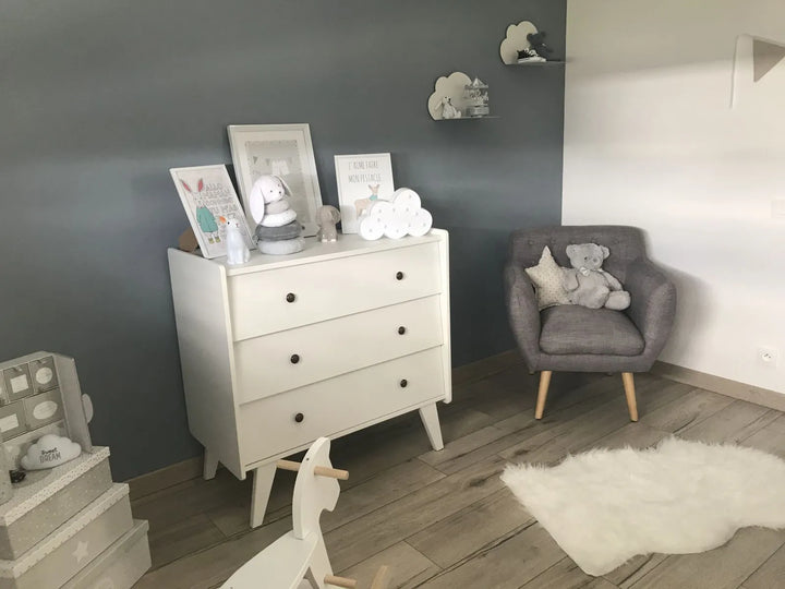 Melby Armchair Fabric Light Grey