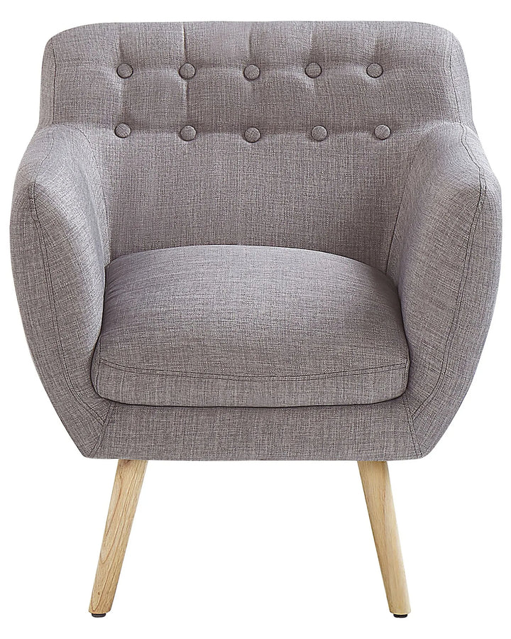 Melby Armchair Fabric Light Grey