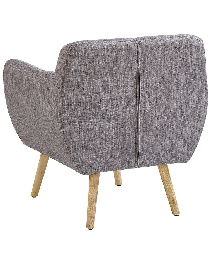 Melby Armchair Fabric Light Grey