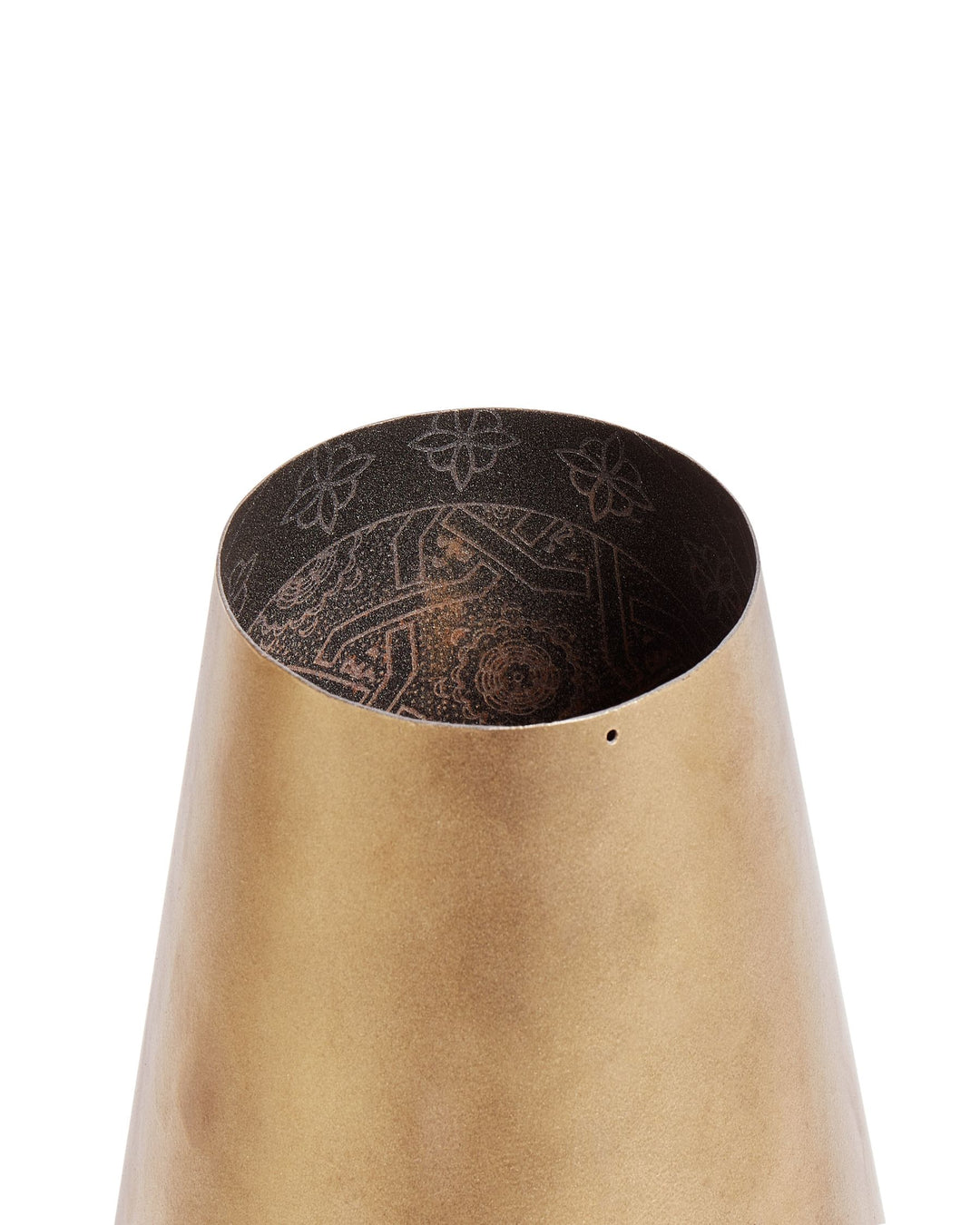 Katchal Flower Vase 28 cm Gold