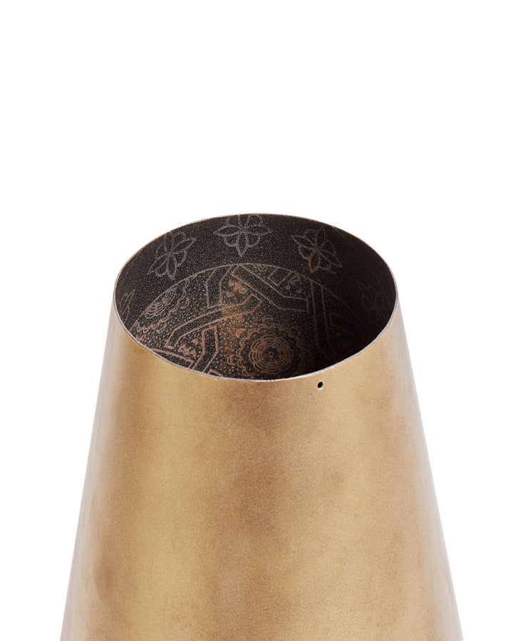 Katchal Flower Vase 28 cm Gold